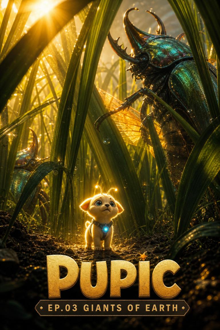 Poster for Pupic episode 03 — Giants of Earth